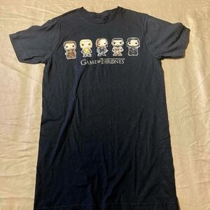 NWT HBO Game Of Thrones Funko Pop Black Graphic T-Shirt Men's Small S Gift New